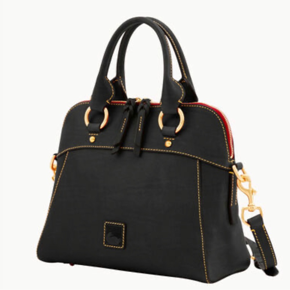 DOONEY AND BOURKE FLORENTINE SATCHEL NEW NEVER USED - Picture 6 of 9